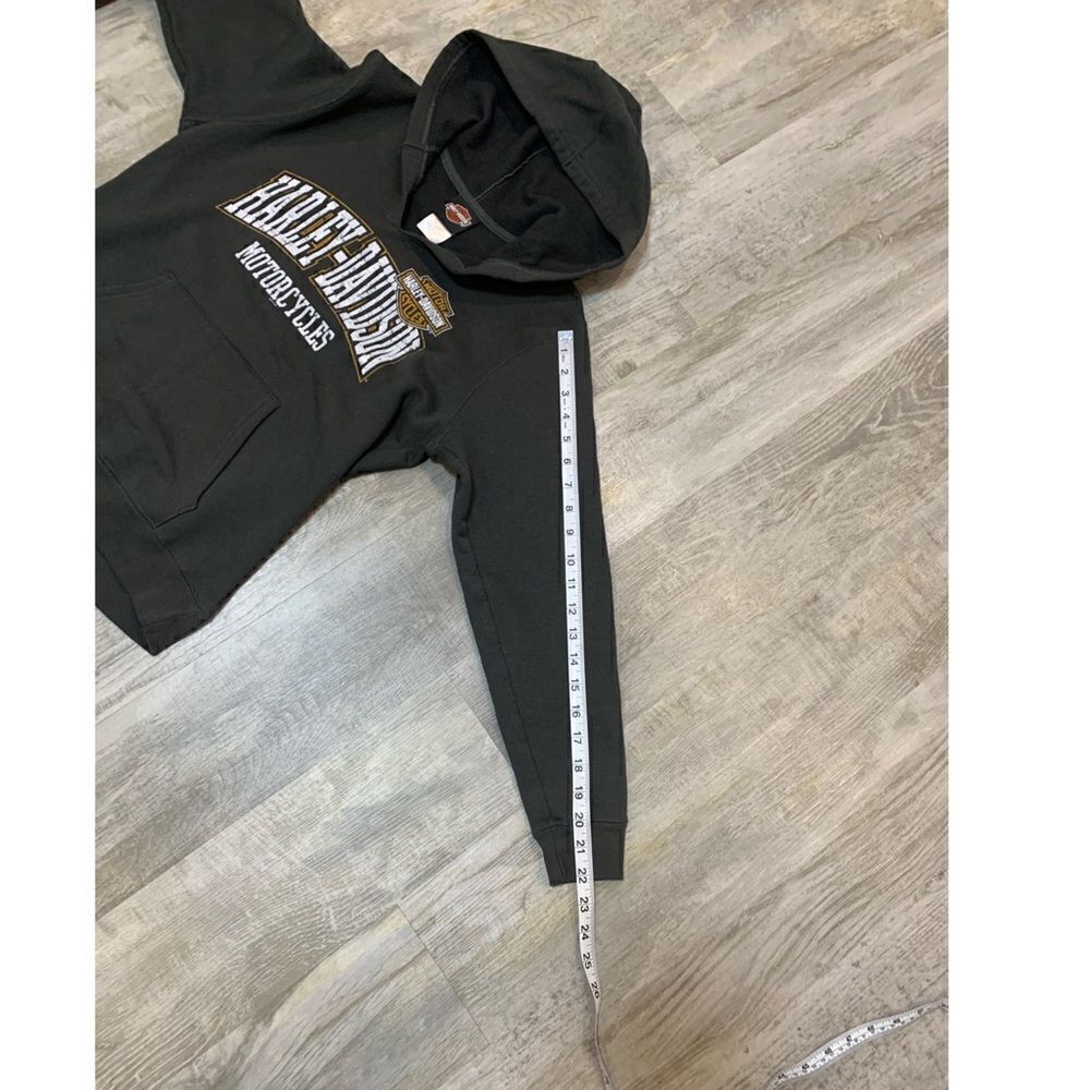 Classic Harley Davidson gray pullover hoodie With logo Oconomowoc Wi on … - Picture 8 of 16